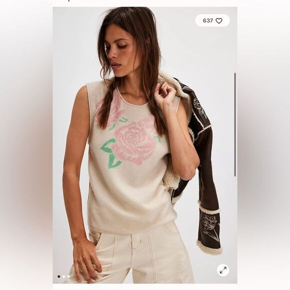 We The Free Tops - We The Free Cashmere Muscle Sweater